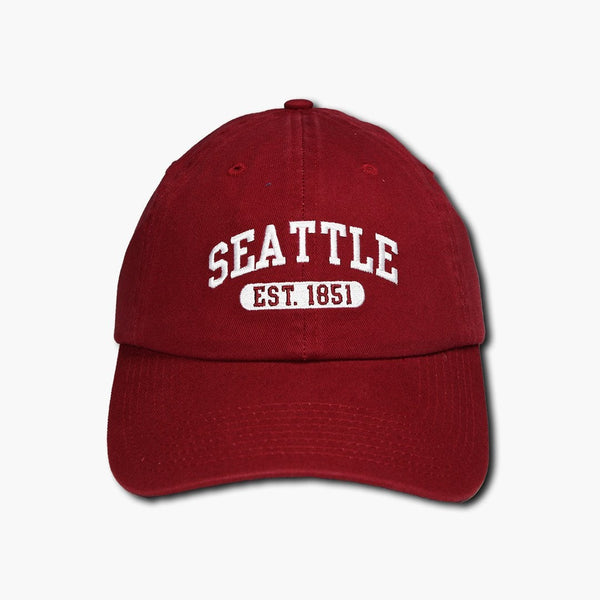 Seattle Established 1851 Maroon Dad Hat