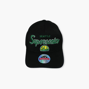 Seattle SuperSonics Foundation Script FlexFit Hat