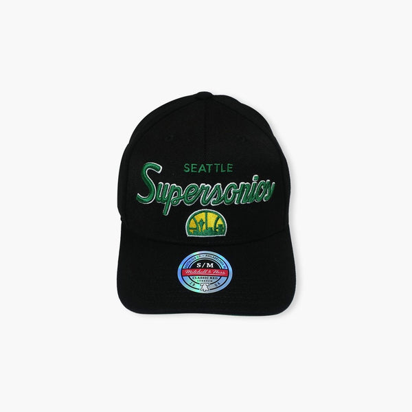 Seattle SuperSonics Foundation Script FlexFit Hat
