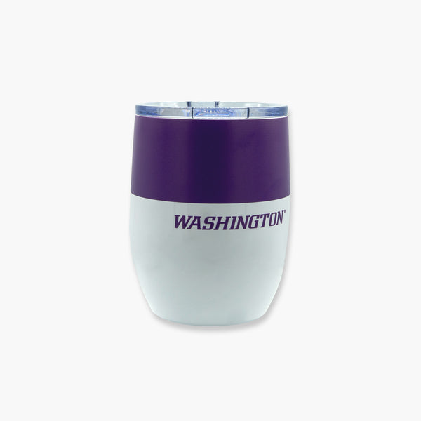 Washington Huskies 16oz Colorblock Stainless Curved Tumbler