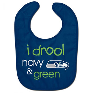 Seattle Seahawks Drool Baby Bib
