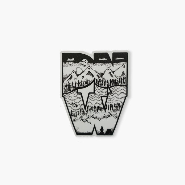 Pacific Northwest Panorama Sticker