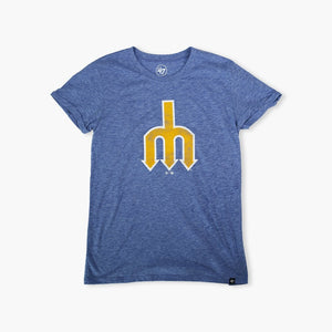 Seattle Mariners Royal Throwback Match Hero Women's T-Shirt
