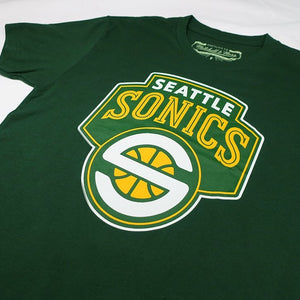 Seattle SuperSonics Dark Green "S" Logo Premium T-Shirt