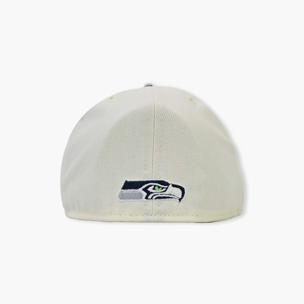 Seattle Seahawks 2022 Sideline Cream Fitted Hat