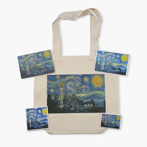 Seattle Starry Night Souvenir