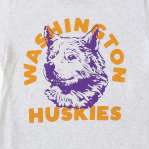 Washington Huskies Off-White Mascot T-Shirt
