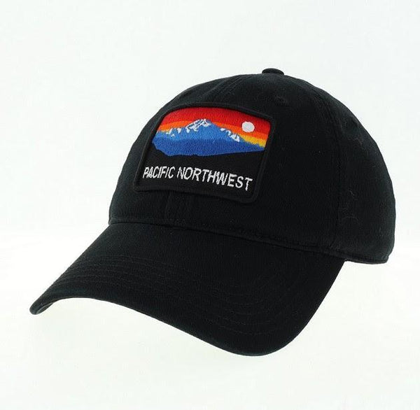 PNW Relaxed Twill Horizon Black Adjustable Hat