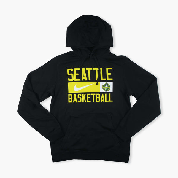 Seattle Storm Basketball Banner Black Club Hoodie