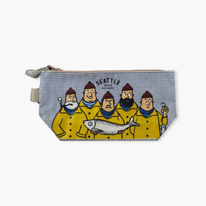 Chalo Seattle Fisherman Horizontal Pinstripes Pouch