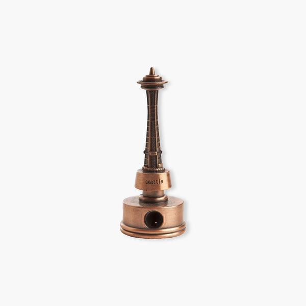 Seattle Space Needle Antique Bronze Pencil Sharpener