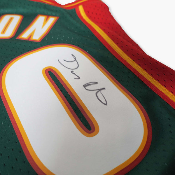 Gary Payton Signed Framed Jersey JSA Autographed Seattle Supersonics
