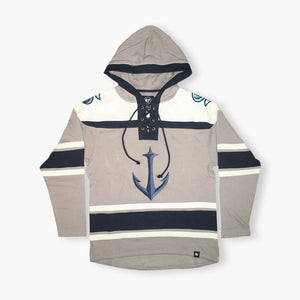 Seattle Kraken Arctic Fog Anchor Superior Lacer Hoodie