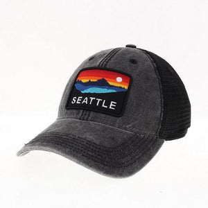 Seattle DTA Horizon Black Trucker Hat