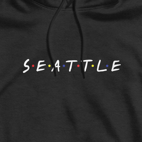 Seattle "Friends" Black Hoodie