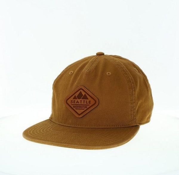 Seattle Hazel 5-Panel Flat Brim Diamond Snapback