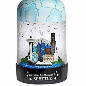 Seattle Public Market Rain Globe