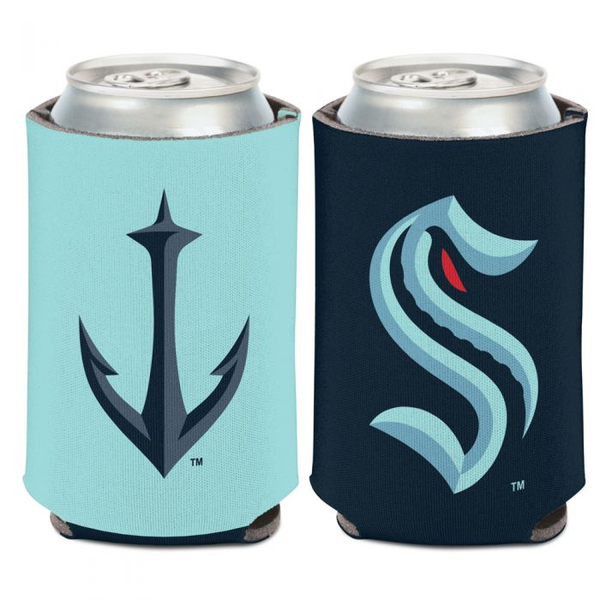 Seattle Kraken 12oz Dual Logo Cooler