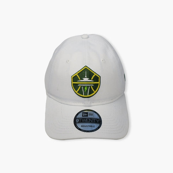 Seattle Storm New Era White Adjustable Hat