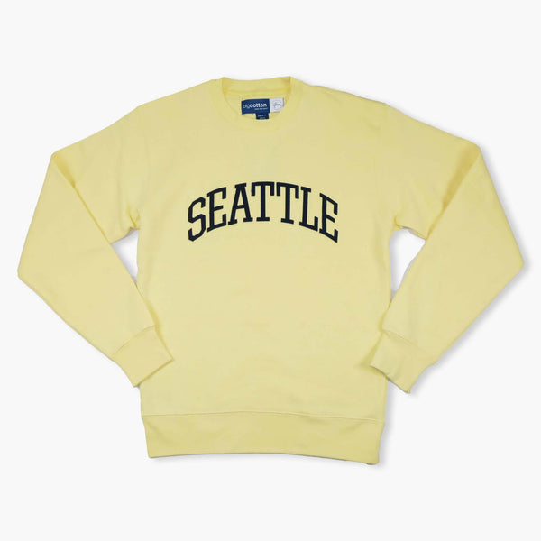 Seattle Butter Big Cotton Tumbled Crewneck