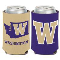 Washington Huskies State Shape Can Cooler