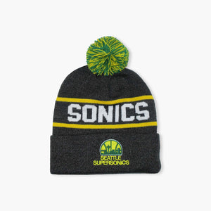 Seattle SuperSonics Reload Cuff Pom Beanie