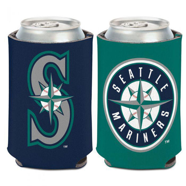 Seattle Mariners Two Color Can Cooler