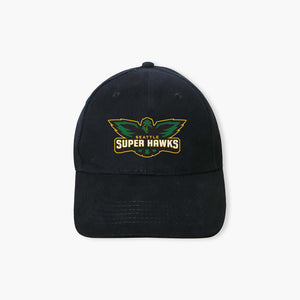 Seattle Superhawks Black Adjustable Hat