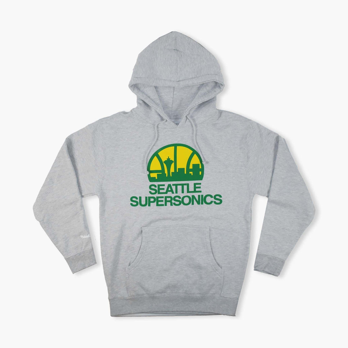 Seattle SuperSonics Grey Skyline Logo Hoodie Simply Seattle