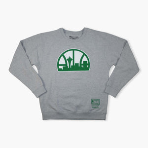 Seattle SuperSonics Grey Kamikaze Crewneck