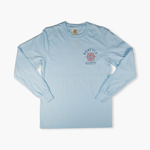 Big Compass Chambray Long-Sleeve T-Shirt