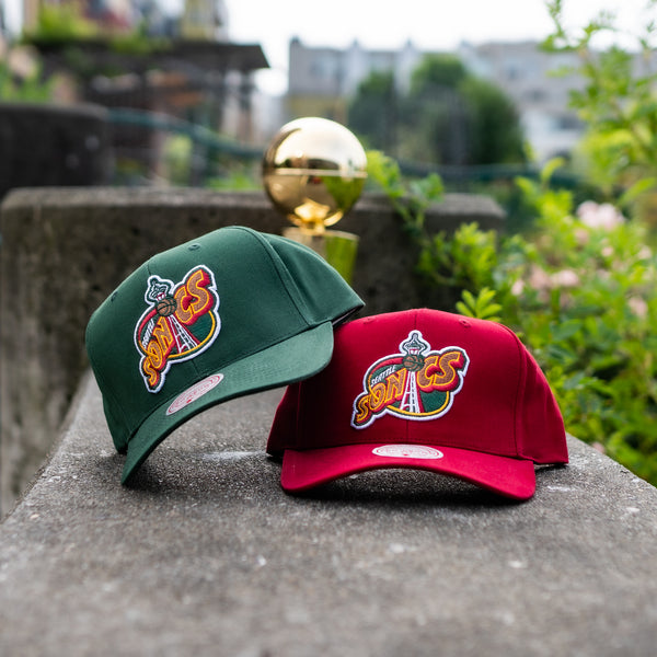 Seattle SuperSonics Green Space Needle Pro Crown Hat