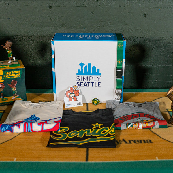 Seattle SuperSonics Grey Space Needle Premium T-Shirt