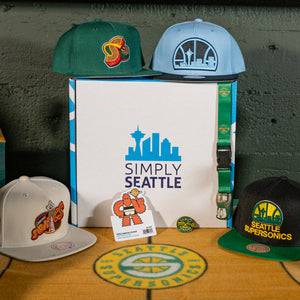 Seattle SuperSonics Skyline Two-Tone Fitted Hat, 7 7/8