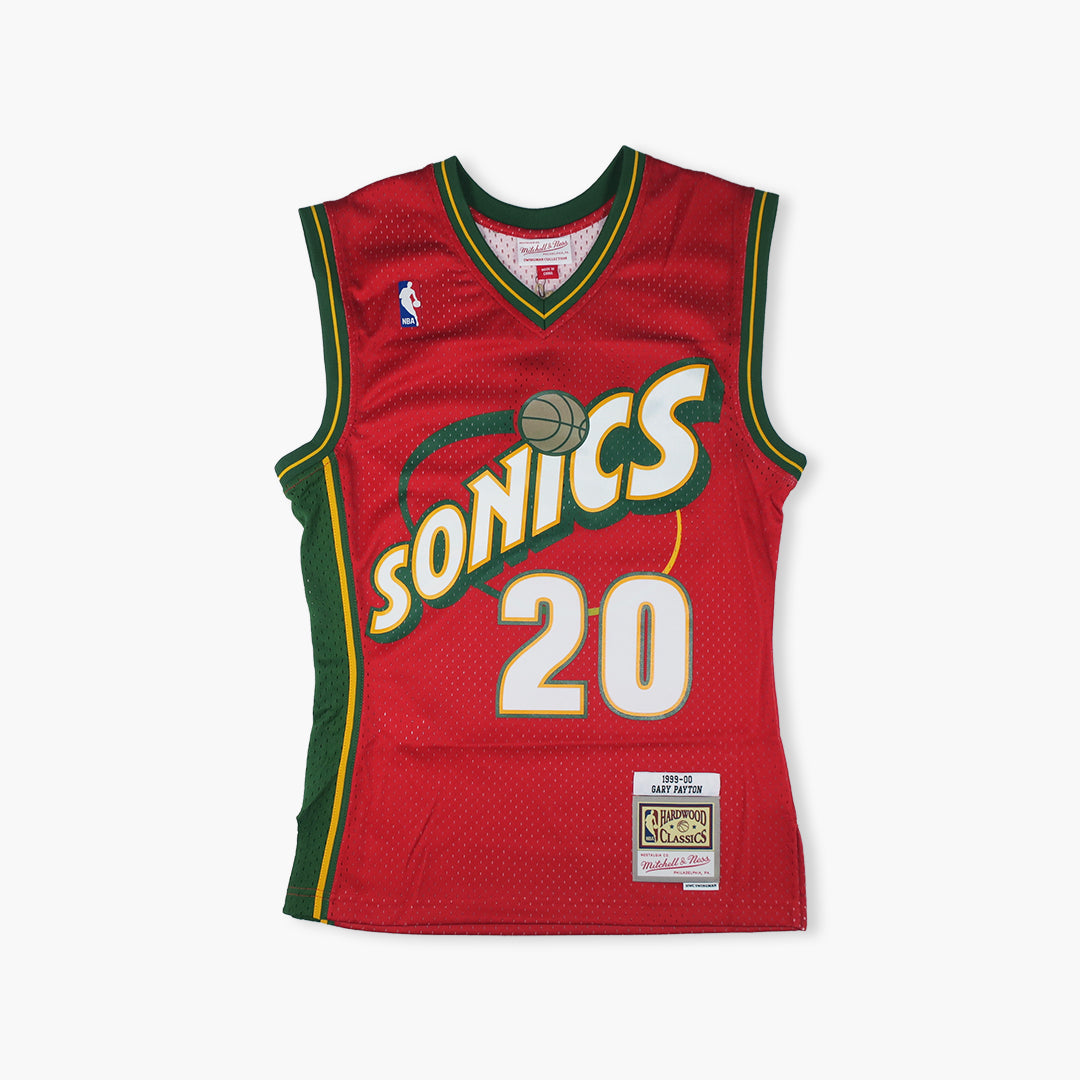 seattle supersonics red jersey