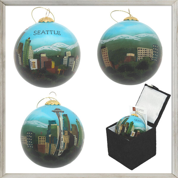 Seattle Space Needle & Cascades Ornament
