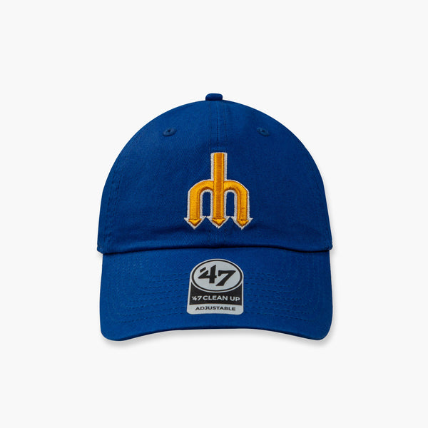 Seattle Mariners Royal Trident Clean Up Adjustable Hat
