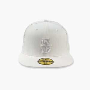 New Era Seattle Mariners Snowcap Fitted Hat