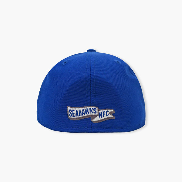 New Era Seattle Seahawks 2022 Sideline Throwback Royal Fitted Hat