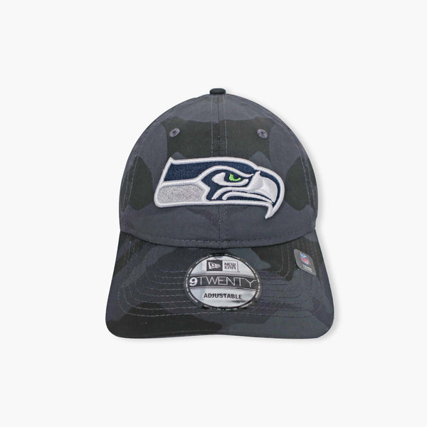 New Era Seattle Seahawks Black Camo Adjustable Hat