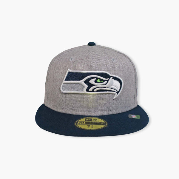 New Era Seattle Seahawks Heather Patch Fitted Hat