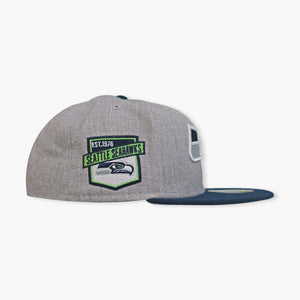 New Era Seattle Seahawks Heather Patch Fitted Hat