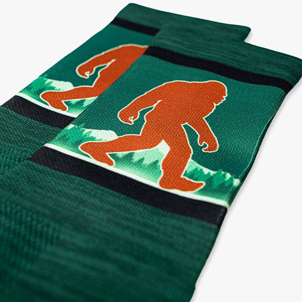 Seattle Bigfoot Forest Green Strideline Socks