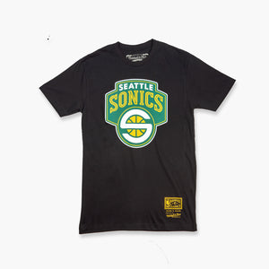 Seattle SuperSonics Black "S" Logo Premium T-Shirt