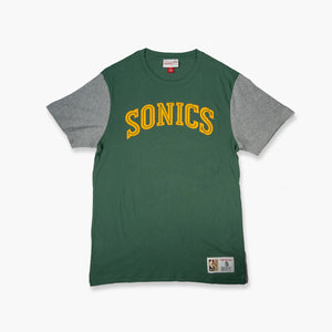 Seattle SuperSonics Wordmark Color Block T-Shirt