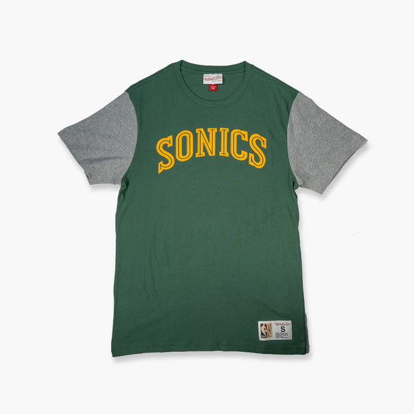 Seattle SuperSonics Wordmark Color Block T-Shirt