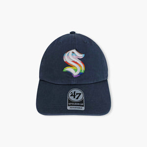 Seattle Kraken Pride Clean Up Adjustable Hat
