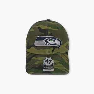 Seattle Seahawks Camo Clean Up Adjustable Hat