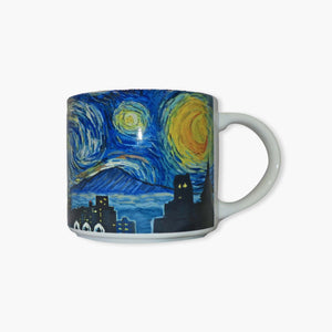 Seattle Skyline Van Gogh Starry Night Mug