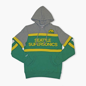 Seattle SuperSonics Grey Head Coach Hoodie